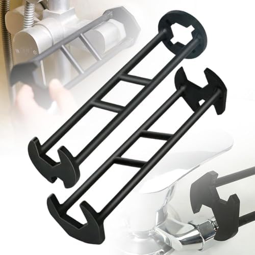Sink Wrench Tool Set Multifunctional Basin Faucet Wrench For Tight Spaces, Under Sink Plumbing Tool For Faucet Installation, Angle Valve Pipe Repair Kitchen Bathroom Diy Plumbers Tool Kit (A+B)