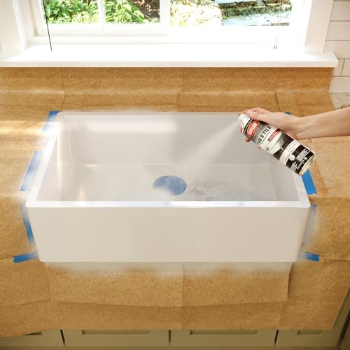 Krylon Tub & Tile Ultra Repair Finish, Gloss, White, 17 oz, K04502007