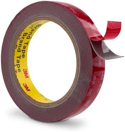 3M Heavy Duty Double Sided Tape 0.75" x 15.4Ft Grey | Mounting Tape Foam Tape Waterproof for Indoor Outdoor Home Office Automotive Decor