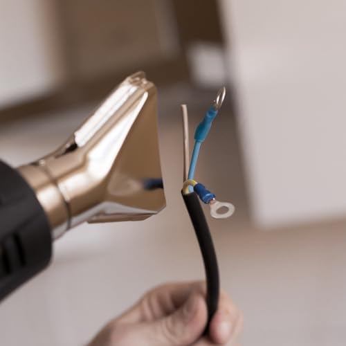 MECCANIXITY Silicone Heat Shrink Tubing 1.7:1 Ratio 1/16"（1.5mm) ID x 3/32"（2.5mm) OD 6.56ft(2m) Silicone Rubber Hose Insulation Sleeve for Automotive Wiring Marine, White