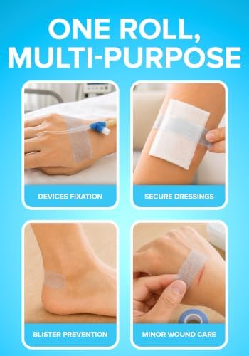 Silicone Tape 1x5.47 Yards | 4-Pack | Medical Grade | FSA&HSA | Waterproof