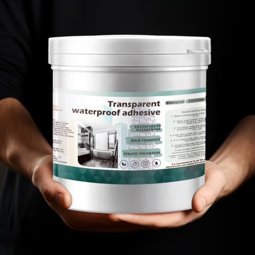 "1000g Transparent Waterproof Sealant - Long-Lasting Protection for Various Surfaces", C-01