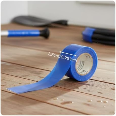Watercraft Band Self Fusing Silicone Tape Sealant Wrap Grip Tape Repair Tape with Airtight Watertight Suitable for Boating Repairs Plumbing leaks, Blue
