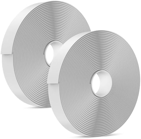 Kohree Butyl Tape White 2 Pack, 1/8" x 3/4" x 30 ft, Butyl Sealant Tape | RV Putty Rubber Seal Tape Leak Proof for RV Repair, Window, Boat Sealing