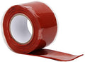 Self Fusing Silicone Tape Rubber Leak Silicone Self Amalgamating Tape Repairing Supplies for Plumbing Sealing Pipes Hose Repair Outdoor Coax and Tool Fixation (Red)