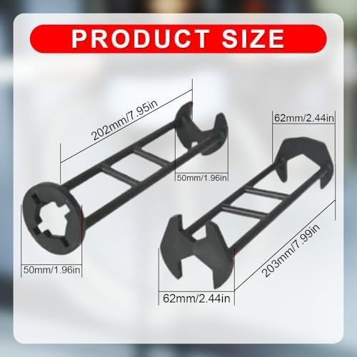 Sink Wrench Tool Set Multifunctional Basin Faucet Wrench For Tight Spaces, Under Sink Plumbing Tool For Faucet Installation, Angle Valve Pipe Repair Kitchen Bathroom Diy Plumbers Tool Kit (A)