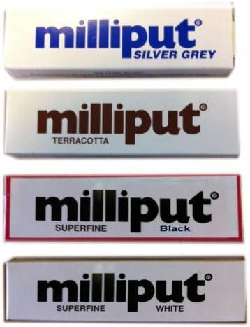 Milliput Epoxy Putty Pack of 3 (6 Sticks) Terracotta Cold Setting Modelling Restoring Sculpting