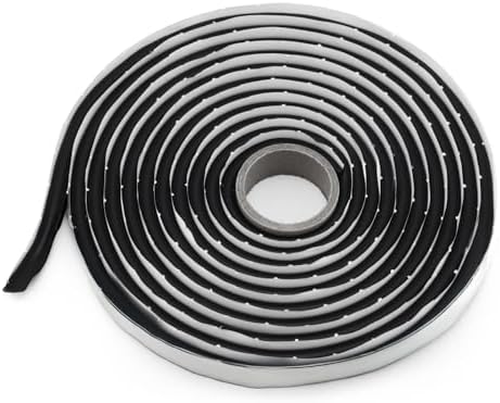 Butyl Tape, 15 FT x 3/8", Butyl Sealant Tape, 1 Roll | Flexible Butyl Rubber Tape for RV, Trailer, Boat and Automotive Window, Roof, Door and Trim Sealing