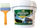 Clear Waterproof Sealant, Water-Based Transparent Waterproofer (1.3 Gal)