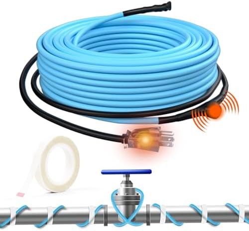 HEATIT 18Ft Heat Trace for Pipes Pre-assembled Self Regulating Heat Cable