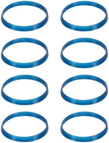 uxcell 8 Pcs Seal Ring Silicone Washer, 50mm/1.97" Silicone Gasket Washers O Ring Seals for 1 7/8 Inch Drain Pipe Sink Drains for Seals Repair Shower Hose Faucet Shower Head, Blue