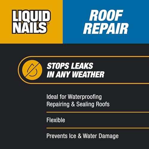 Liquid Nails Roof Repair (RR808), 10.3 oz