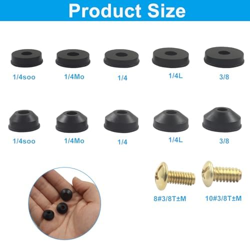 96 PCS Faucet Washer Assortment Kit