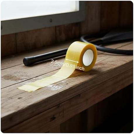 Watercraft Band Self Fusing Silicone Tape Sealant Wrap Grip Tape Repair Tape with Airtight Watertight Suitable for Boating Repairs Plumbing leaks, Yellow