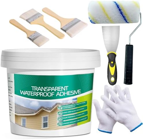 Transparent Waterproof Coating Set, 6L/1.58Gal