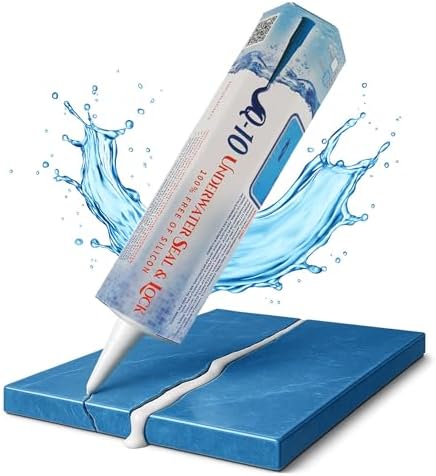 Nano Q10 Underwater Seal & Lock - Leak and Crack Repair Without Emptying The Pool, Reservoir, or Tank. Eco-Friendly Under Water Adhesive, Stays Flexible, Waterproof, and Chlorine Resistant (10.5 Oz)