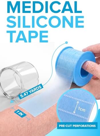 Silicone Tape 1x5.47 Yards | 4-Pack | Medical Grade | FSA&HSA | Waterproof