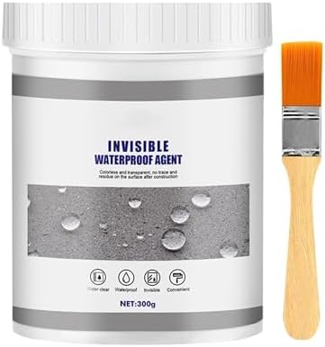 Invisible Waterproof Sealant Agent, Clear Water-Based Bonding & Insulating Coating, Anti-Leakage Sealant for Roofs, Walls, Cracks & Indoor & Outdoor Repairs, 10.5 oz