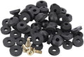Faucet Washer Kit Plumbing Faucet Seal Washer O-Ring Rubber Assortment with Screws Flat Beveled for Repairing Leak(192pcs)