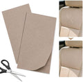 2PCS 8×4 Inch PU Leather Patch for Car Seat Repair, Self-Adhesive Leather Repair Patch Tape for Vinyl Leather Upholstery, Car Seat Furniture Repair Kit (Khaki)