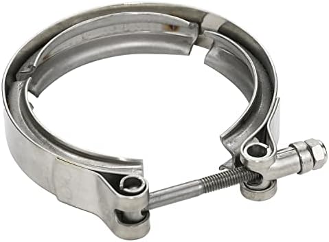 AKIHISA 2.36 Inch V Band Clamp-Stainless Steel_304, for Turbo Exhaust Down pipe Flange Kit, Racing Ford Pickup Truck Exchange Exhaust Accessories