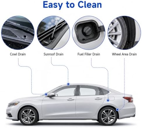 ZEYIYER Sunroof Drain Cleaning Tool 118in Sun Roof Drain Cleaner Kit
