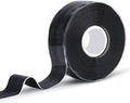 1" X 19.5 Ft Fusion Grip Silicone Tape, Black Self-Fusing Rescue Tape Rubber Wrap Adhesive Tape for Emergency Pipe & Plumbing Repair, Sports and Gym Equipment Pull Up Bars Barbells Tools Fixing