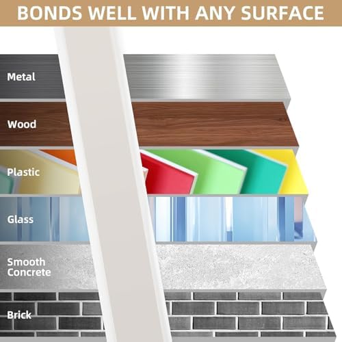 Butyl Tape, 1/2 in x 30 ft White Waterproof RV Sealant Tape, 1 Pack | Non-hardening waterproof butyl rubber seals RV windows, roof leaks, pipe fixtures and EPDM patches; no caulk gun needed.