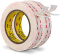 3M Double Sided Mounting Tape 1'' x 15.4Ft 2 Pack, 0.043in Thick 4950 White | Heavy Duty Adhesive Waterproof Foam Tape for Car, Home, Office, Decoration