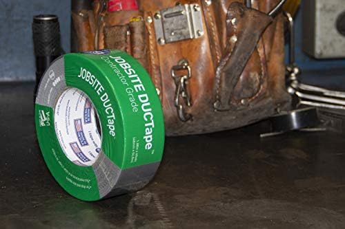 IPG JobSite DUCTape, Contractor Grade Duct Tape, 1.88" x 60 yd, Silver (Single Roll) (Pack of 3)