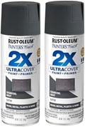 Rust-Oleum Painter's Touch 2X Ultra Cover Spray Paint, Satin Charcoal Gray