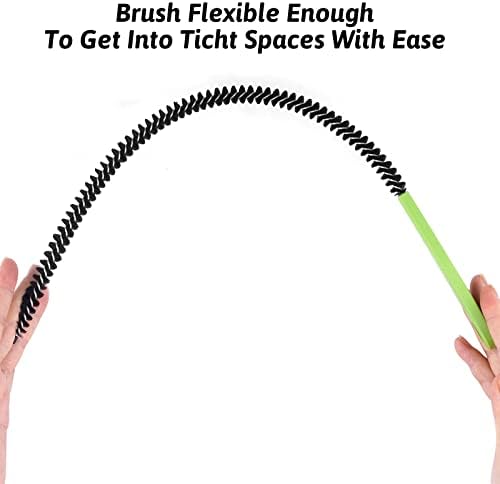 Sewer Drain Brush, Drain Clog Remover, 19.8inch Flexible Long Pipe Snake Hair Clogs Catcher Cleaner Tool for Toilet, Kitchen Sink, Sewer Drain, Bathroom Tub