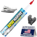 Tylove [Crystal Clear] 5200 Marine Sealant Clear - UV-Resistant Waterproof Adhesive for Boats, Windows, Glass & Marine Applications Eco-Friendly, Low Odor (10.5 Oz Tube)