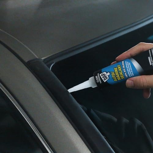 Dap 00694 2.8-Ounce Silicone Rubber Auto/Marine Sealant, Clear