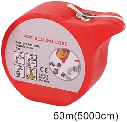 Pipe Repair Tape - Thread Sealing Cord, Pipe Sealing Thread Cord for Fixing, High-Heat Sealant, Water Leak Ribbon with Long-Lasting Finish, Plumbing Repair Unit for Waterproofing and Patching