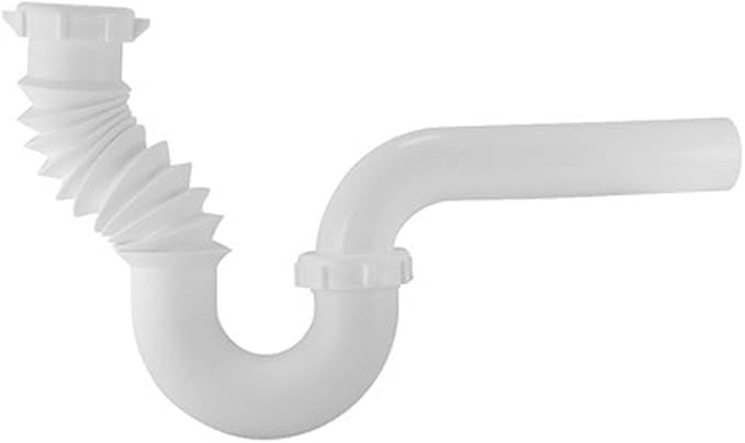 PF WaterWorks FlexTRAP Expandable and Flexible P-Trap - Universal (1-1/2-Inch or 1-1/4-Inch x 1-1/2-Inch); PF0704