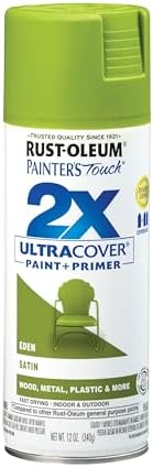 Rust-Oleum Painter's Touch 2X Ultra Cover Spray Paint, Satin Eden