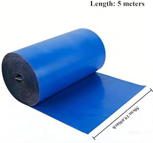 Waterproof Sealant Tape Self Adhesive Rubberized Asphalt Tape for RV Roof Metal Roof Corrugated Roof Leak Repair UV Resistant Heavy Duty Waterproofing Membrane(Blue, 19.68in*196.85in)