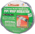 Frost King CF42X Foil Backed "No Itch" Natural Cotton Pipe Wrap, 3-Inch x 1-Inch x 25-Feet