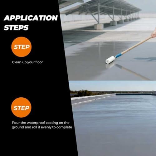 Waterproof Sealant, Clear,1 gallon, transparent, basement wall, roof, bathroom interior/exterior waterproof coating-covering 120 square feet