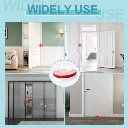 2" Weather Stripping Door Seal 20FT - Alien Draft Seal Shower Door Seal Strip Alien Sealer for Door Frame (Thickness Upgrade)