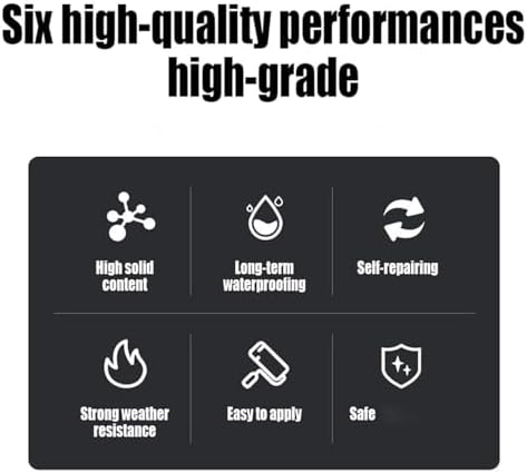 Waterborne Polyurethane Waterproof Sealant,Water-Based Polyurethane,Polyurethane Waterproof Coating,Waterproof Sealant for Roof Leaks,for Walls,Garden,Gutter,Concrete Cracks (Blue,500G)