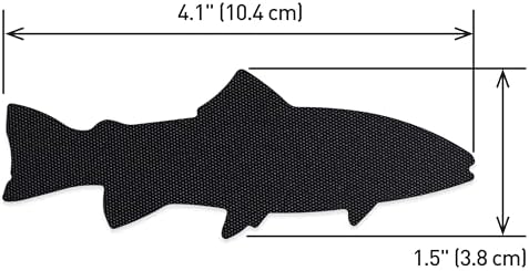 GEAR AID Tenacious Tape Repair Patches – Peel-and-Stick Nylon Gear Patches for Jackets, Tents, Sleeping Bags, Backpacks, and Outdoor Gear – Fix Rips, Tears, and Holes, 3 Patches, Fish
