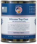100% Silicone Roof Coating for RV & Flat Roofs, Light Gray, Quart
