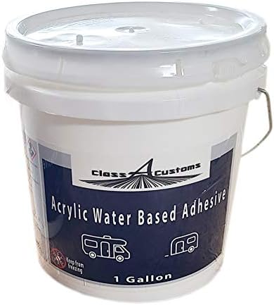 EPDM Kit | 8.5 ft Wide X 25 ft Long | RV Rubber Roof Kit | RV Camper Trailer Rubber Roof Repair | Membrane Glue and Caulk