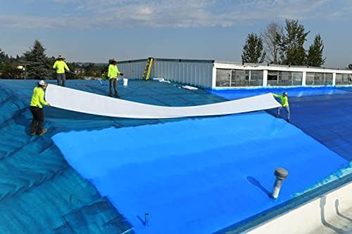 Ames Contouring Roof Fabric™ - White, 40”x81’ Roofing Tool and Fabric Sealer to Reinforce Strength for Roofs - Made in The USA