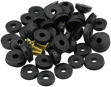 58Pieces Faucet Washer Set withScrews, Multiple Size Rubber Sealing Gaskets Portable for Leak Plumbing Repair