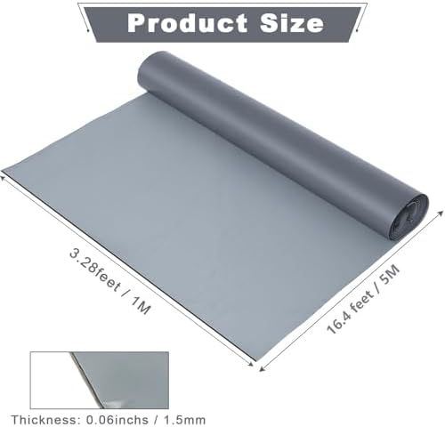 39" x 16.4' Self-Adhesive Roofing Roll Waterproof Roofing Membrane
