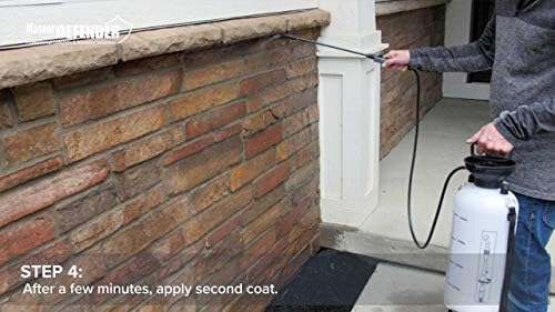 MasonryDefender All Purpose Brick Stone & Concrete Sealer - Transparent Penetrating Waterproof Coating for Outdoor Masonry Surfaces - 2.5 Gallon