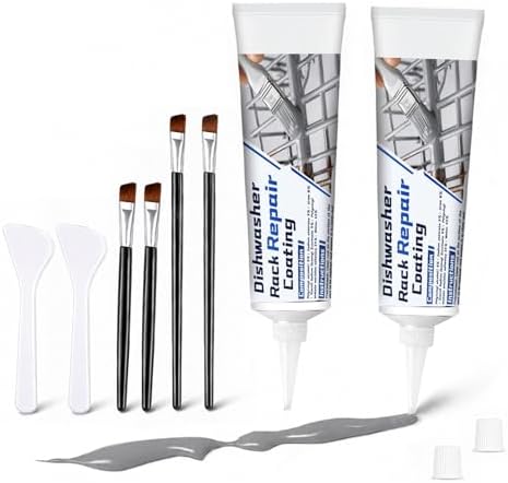 100ml Gray Dishwasher Rack Repair Coating, Waterproof & Heat Resistant